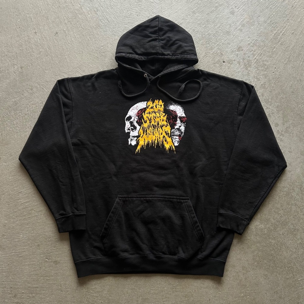 200 Stab Wounds Sweatshirt Size XXL Black Severed Heads Hoodie Death Metal Band